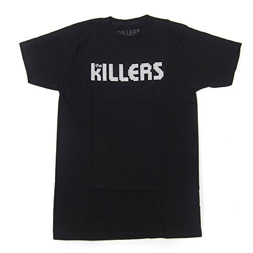 Killers Men'S Killers White Logo Shirt, Black, X-Large [T-Shirt] - Rock Band Apparel
