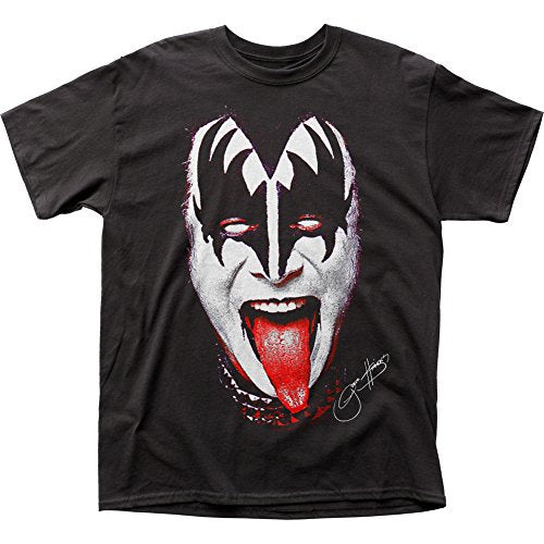 Kiss Kiss Demon Adult Tee [T-Shirt] - Rock Band Apparel