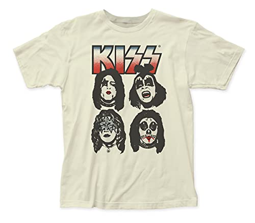 Kiss Kiss Four Faces Fitted Jersey Tee [T-Shirt]