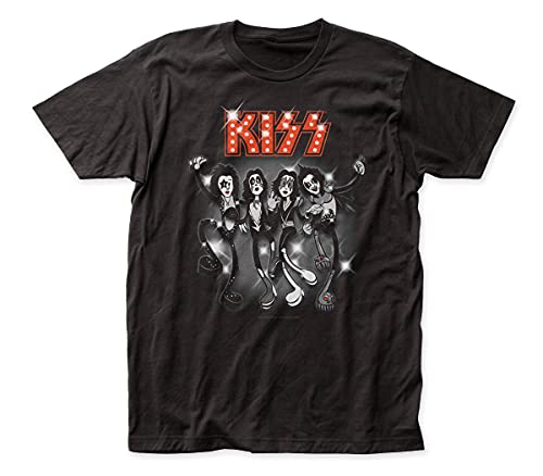 Kiss Kiss Rubberhose Fitted Jersey Tee [T-Shirt] - Rock Band Apparel