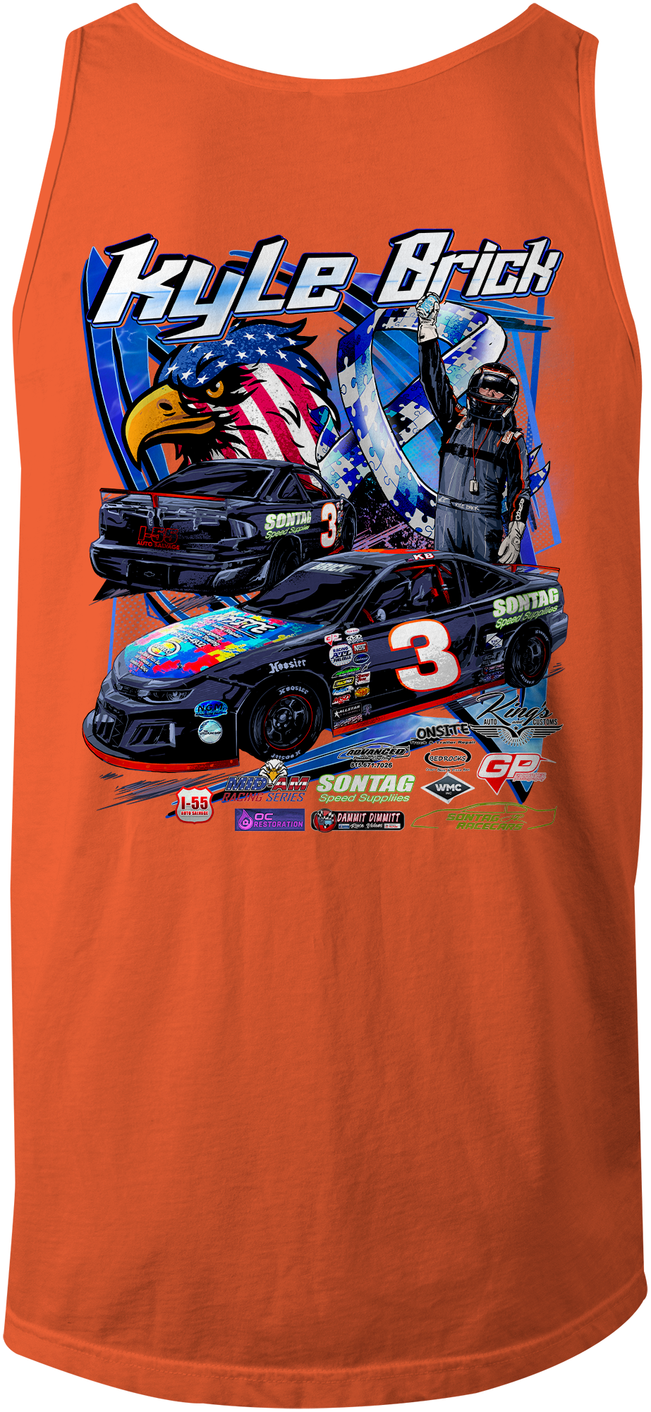 Kyle Brick Tank Tops