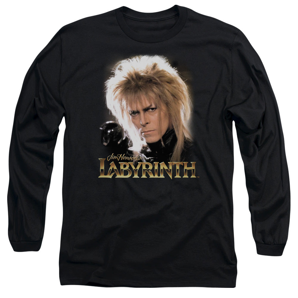 Labyrinth Jareth Mens Long Sleeve Shirt Black Officially Licensed Officially Licensed