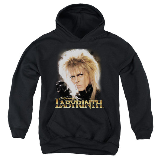 Labyrinth Jareth Kids Youth Hoodie Black Officially Licensed
