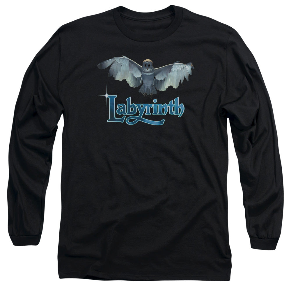 Labyrinth Title Sequence Mens Long Sleeve Shirt Black Officially Licensed Officially Licensed