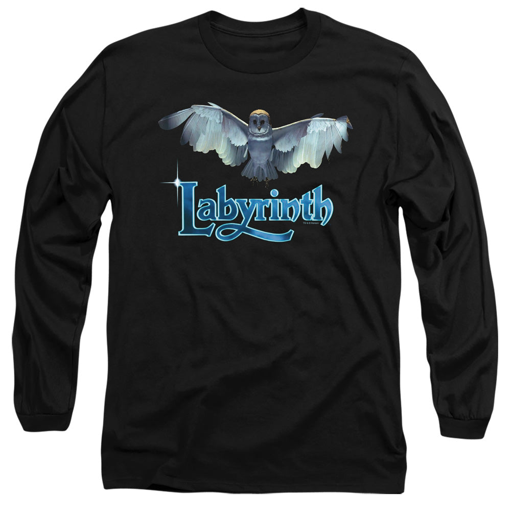 Labyrinth Title Sequence Mens Long Sleeve Shirt Black Officially Licensed Officially Licensed