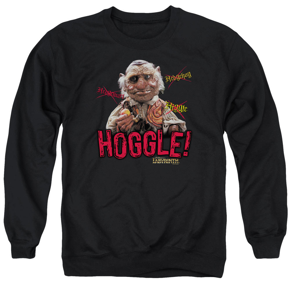 Labyrinth Hoggle Mens Crewneck Sweatshirt Black Officially Licensed