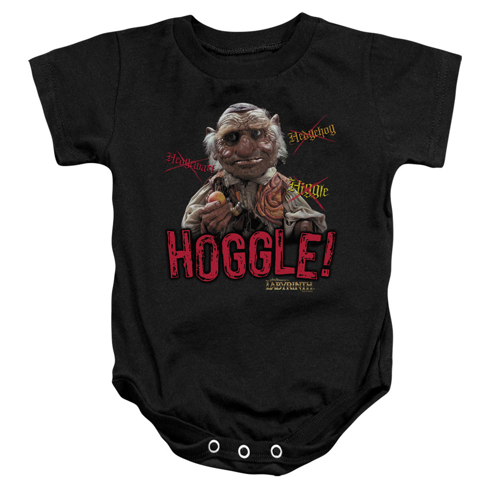 Labyrinth Hoggle Infant Baby Snapsuit Black Officially Licensed