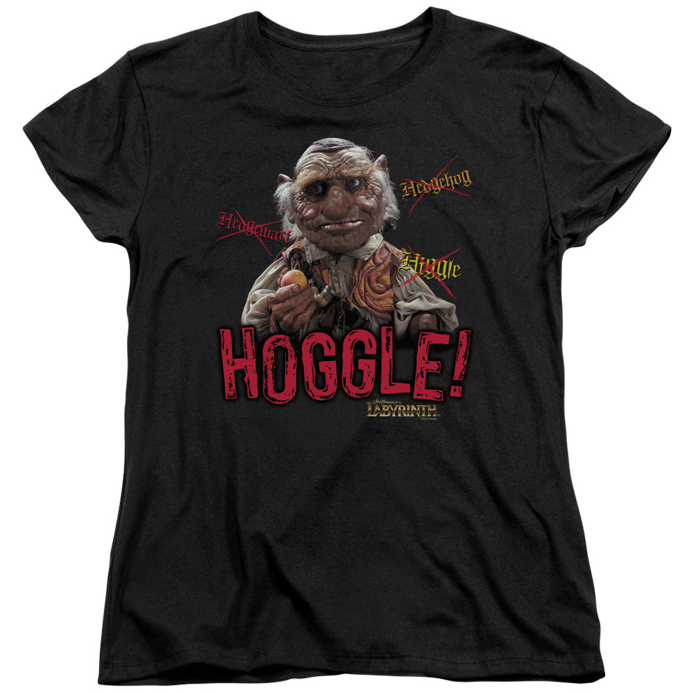 Labyrinth Hoggle Womens T Shirt Black Officially Licensed