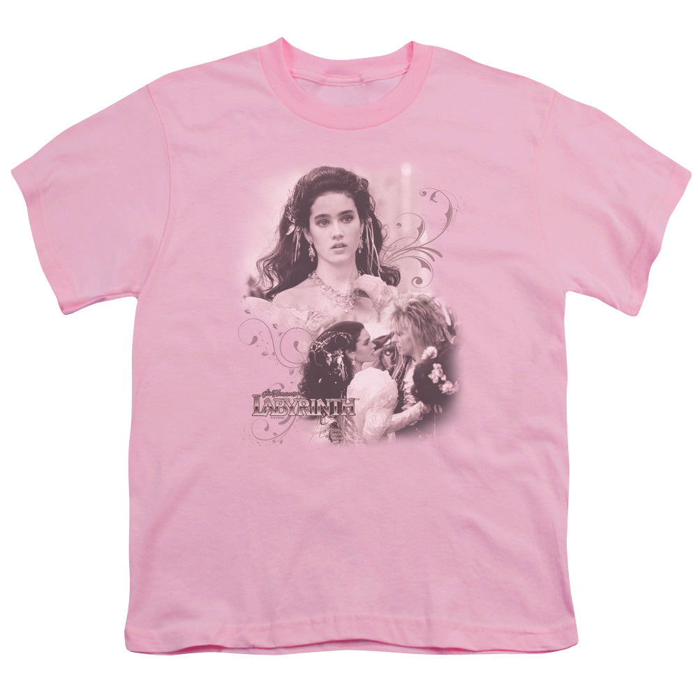 Labyrinth Sarah Kids Youth T Shirt Pink Officially Licensed