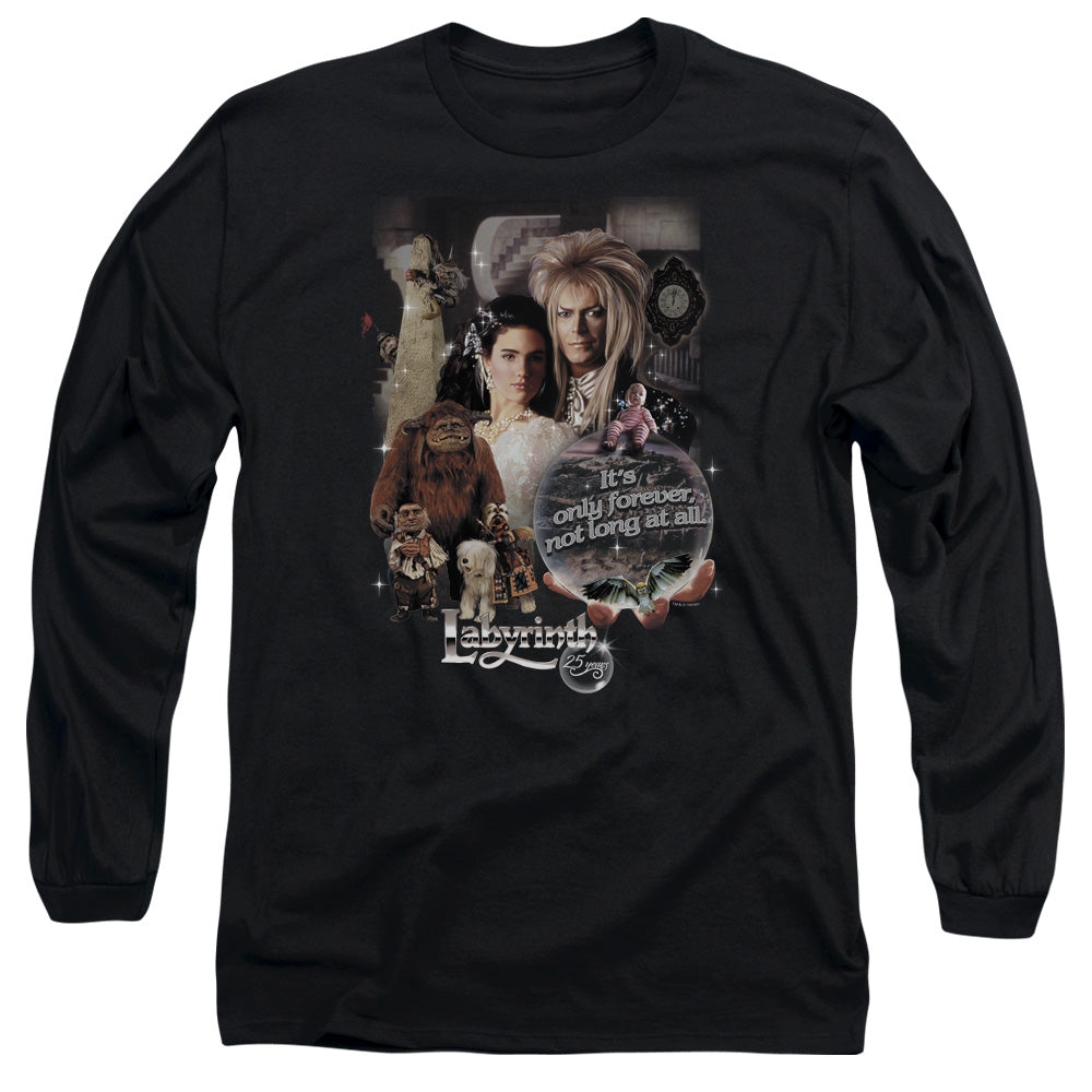 Labyrinth 25 Years Of Magic Mens Long Sleeve Shirt Black Officially Licensed Officially Licensed