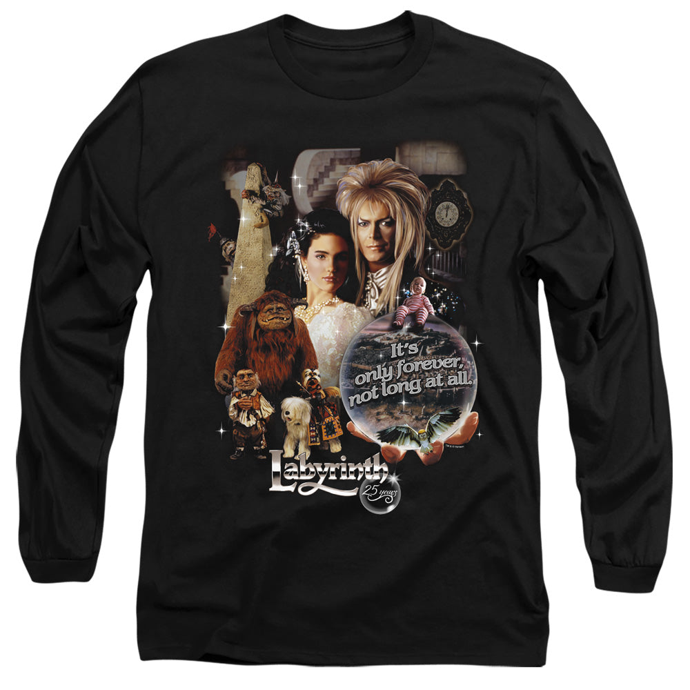 Labyrinth 25 Years Of Magic Mens Long Sleeve Shirt Black Officially Licensed Officially Licensed