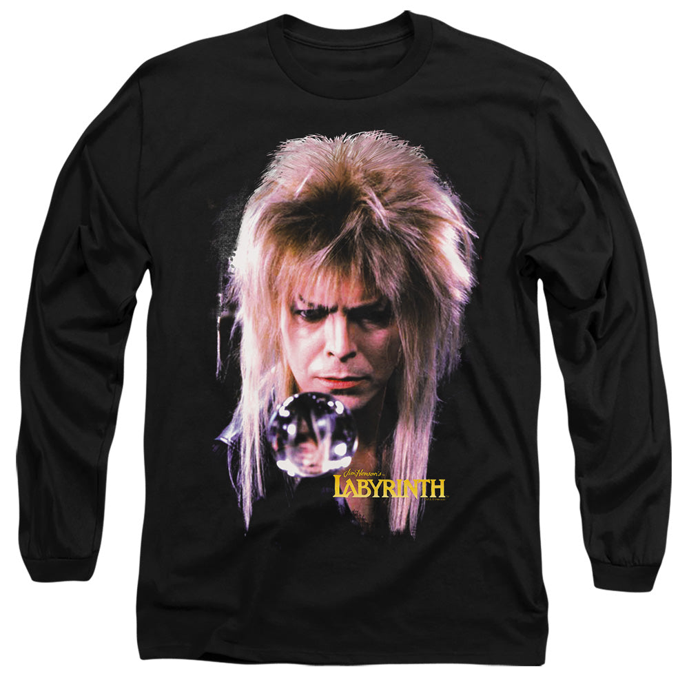 Labyrinth Goblin King Mens Long Sleeve Shirt Black Officially Licensed Officially Licensed