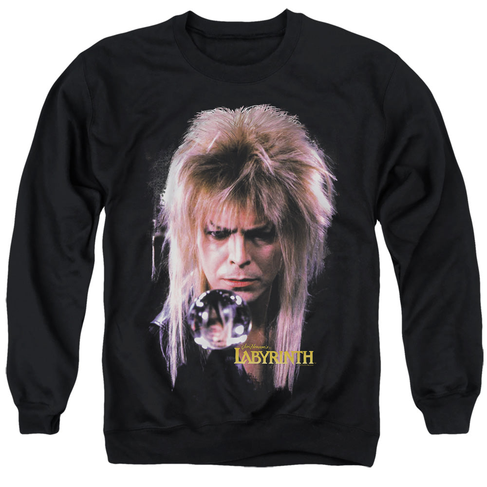 Labyrinth Goblin King Mens Crewneck Sweatshirt Black Officially Licensed
