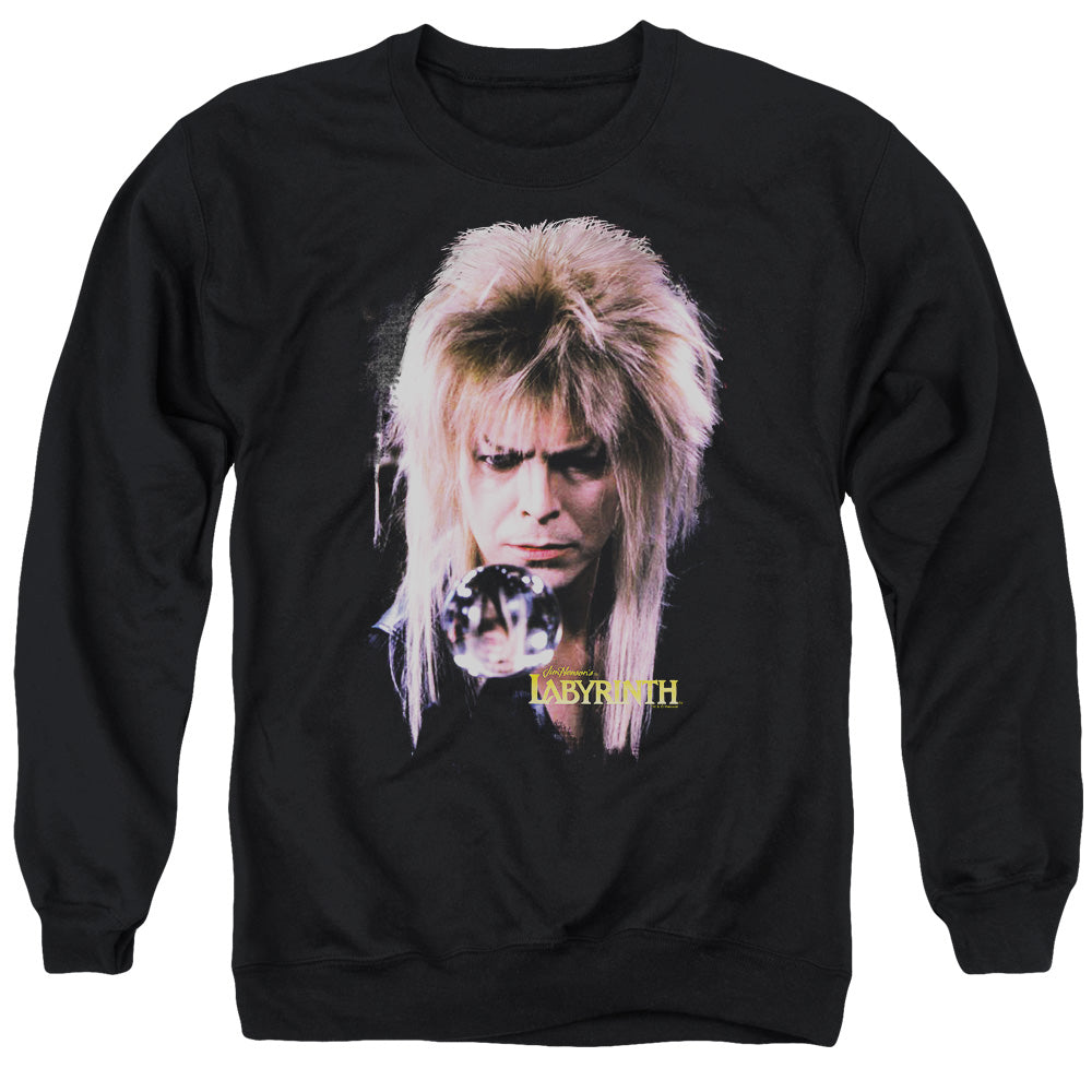 Labyrinth Goblin King Mens Crewneck Sweatshirt Black Officially Licensed