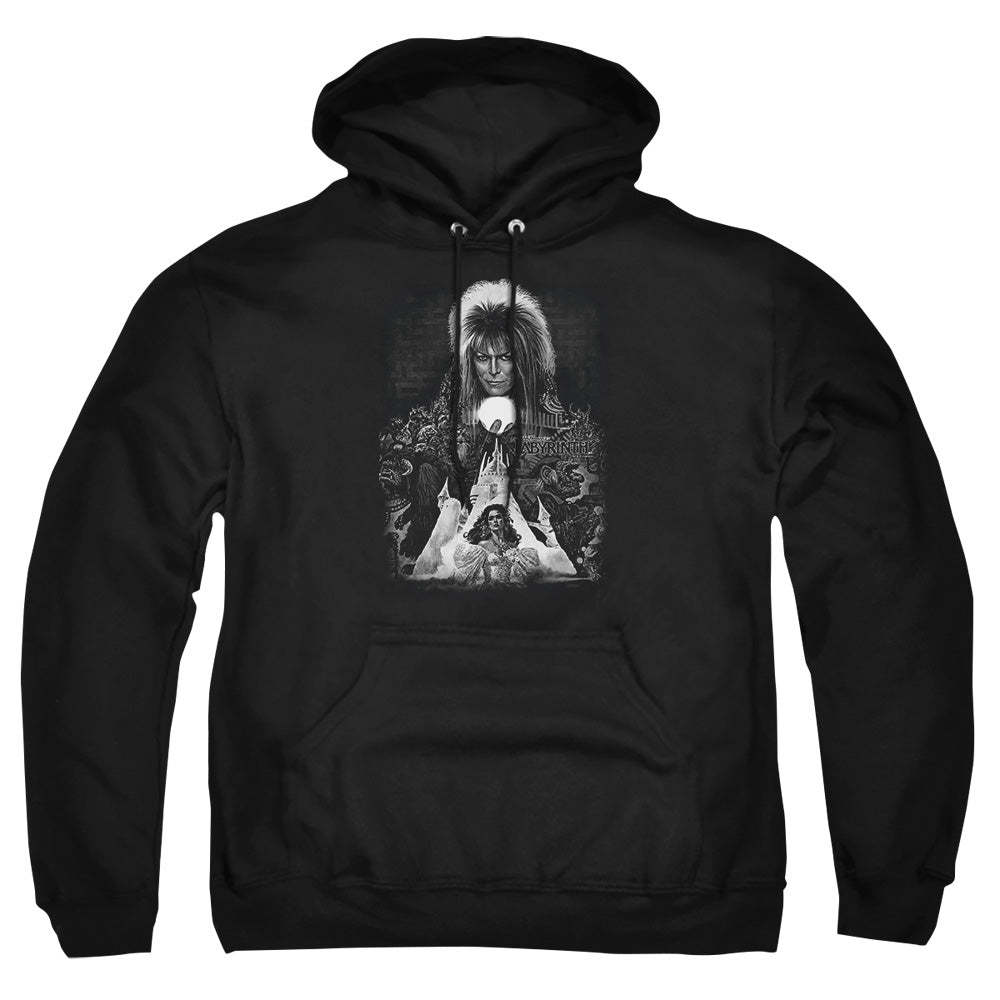 Labyrinth Castle Mens Hoodie Black Officially Licensed
