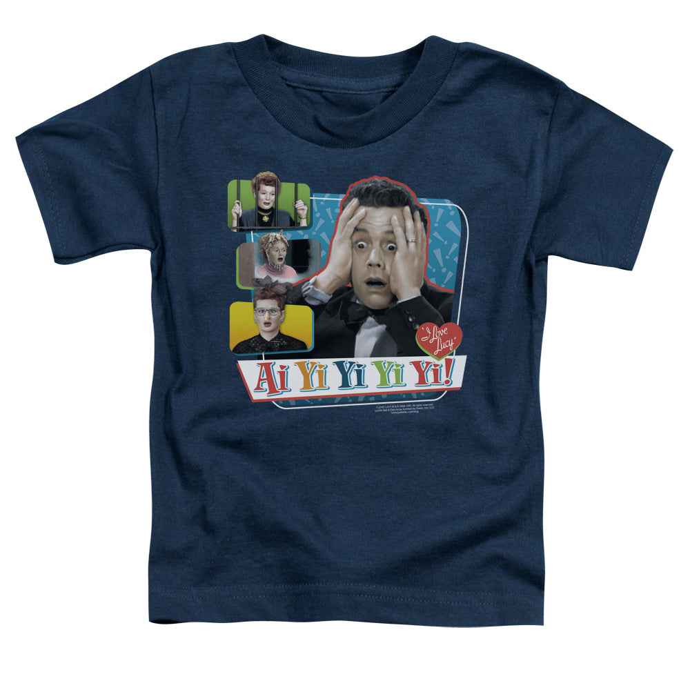 I Love Lucy Ai Yi Yi Yi Yi Toddler Kids Youth T Shirt Navy Blue Officially Licensed