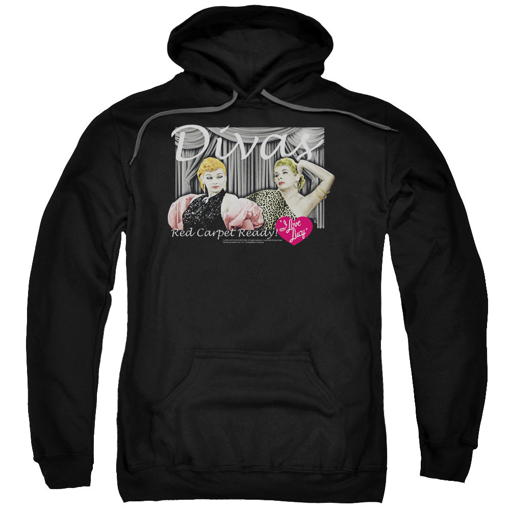 I Love Lucy Divas Mens Hoodie Black Officially Licensed