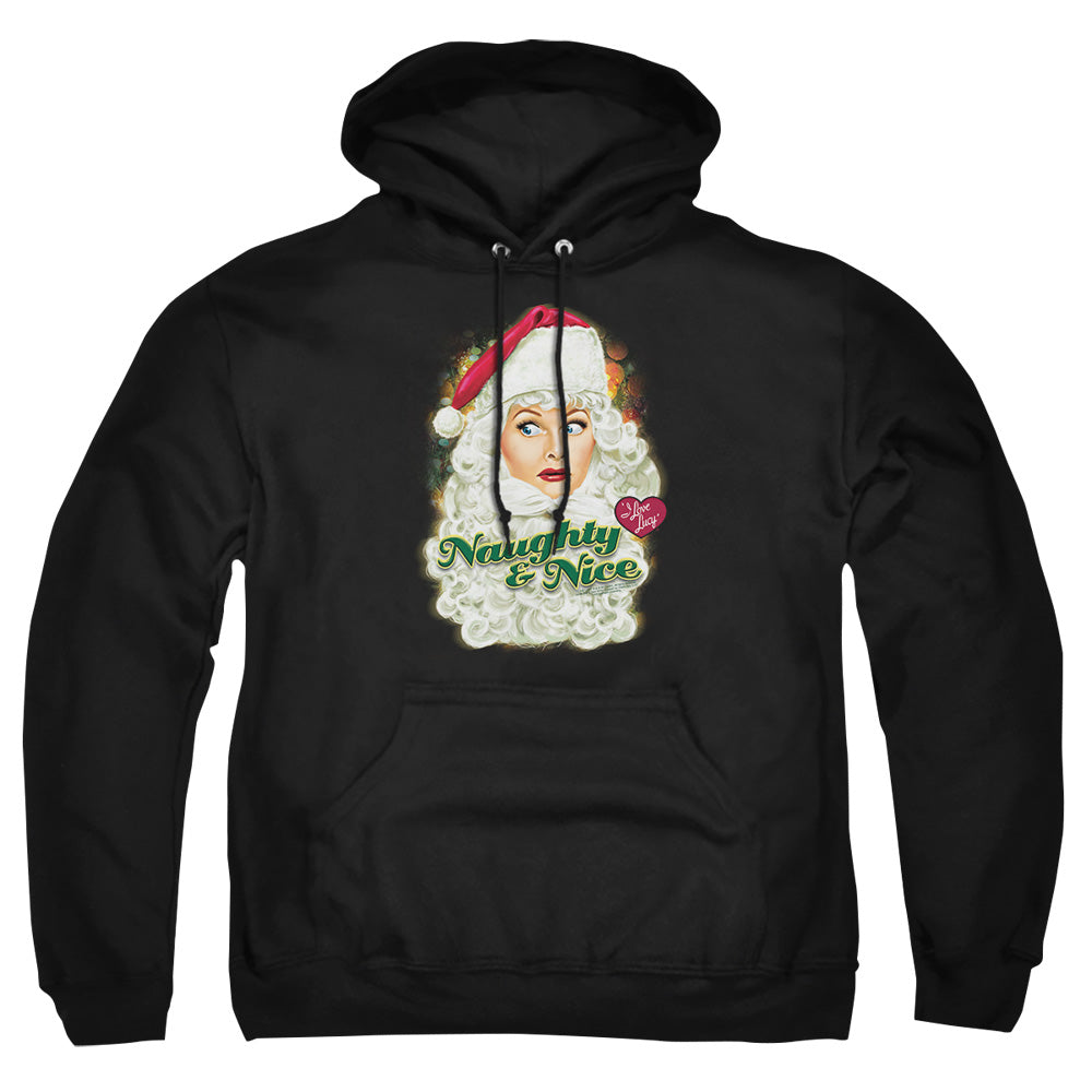 I Love Lucy Santa Mens Hoodie Kelly Green Officially Licensed