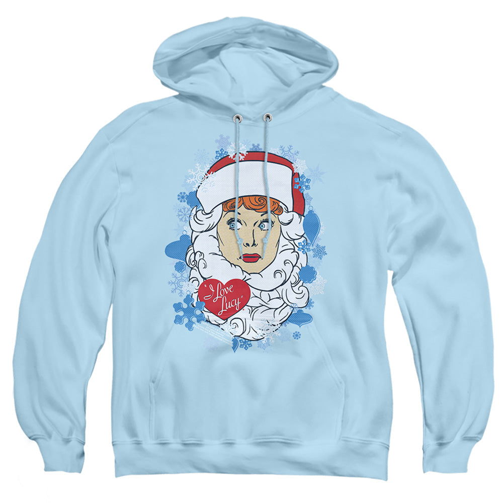 I Love Lucy Beard Flakes Mens Hoodie Light Blue Officially Licensed