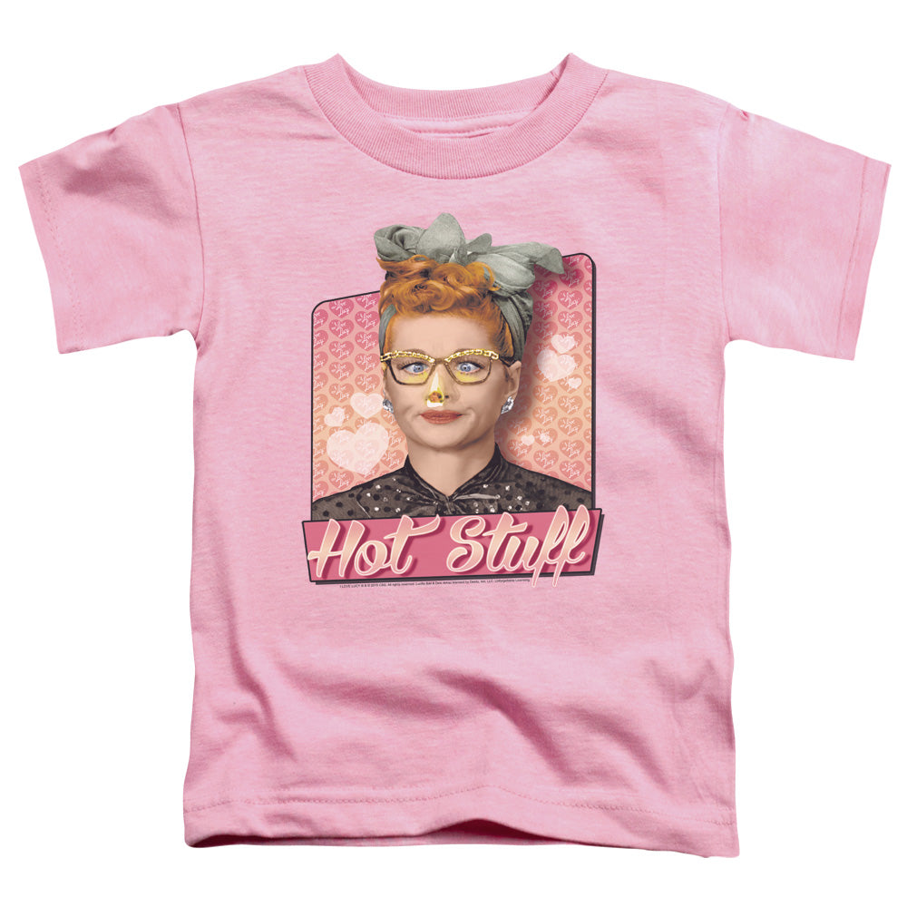 I Love Lucy Hot Stuff Toddler Kids Youth T Shirt Pink Officially Licensed