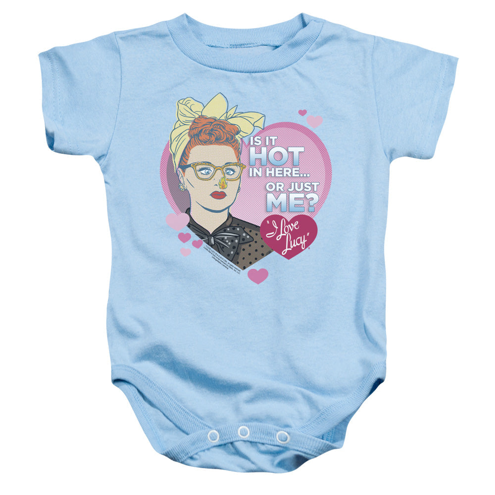I Love Lucy Hot Infant Baby Snapsuit Light Blue Officially Licensed