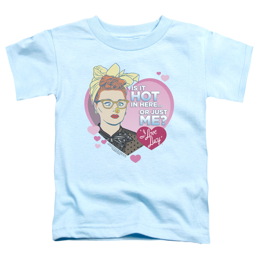 I Love Lucy Hot Toddler Kids Youth T Shirt Light Blue Officially Licensed