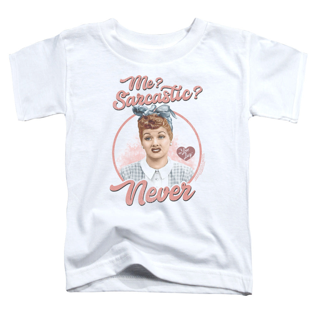 I Love Lucy Sarcastic Toddler Kids Youth T Shirt White Officially Licensed
