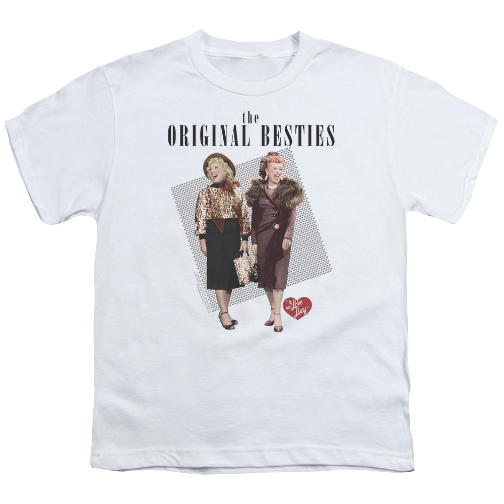 I Love Lucy Original Bestie Kids Youth T Shirt White Officially Licensed