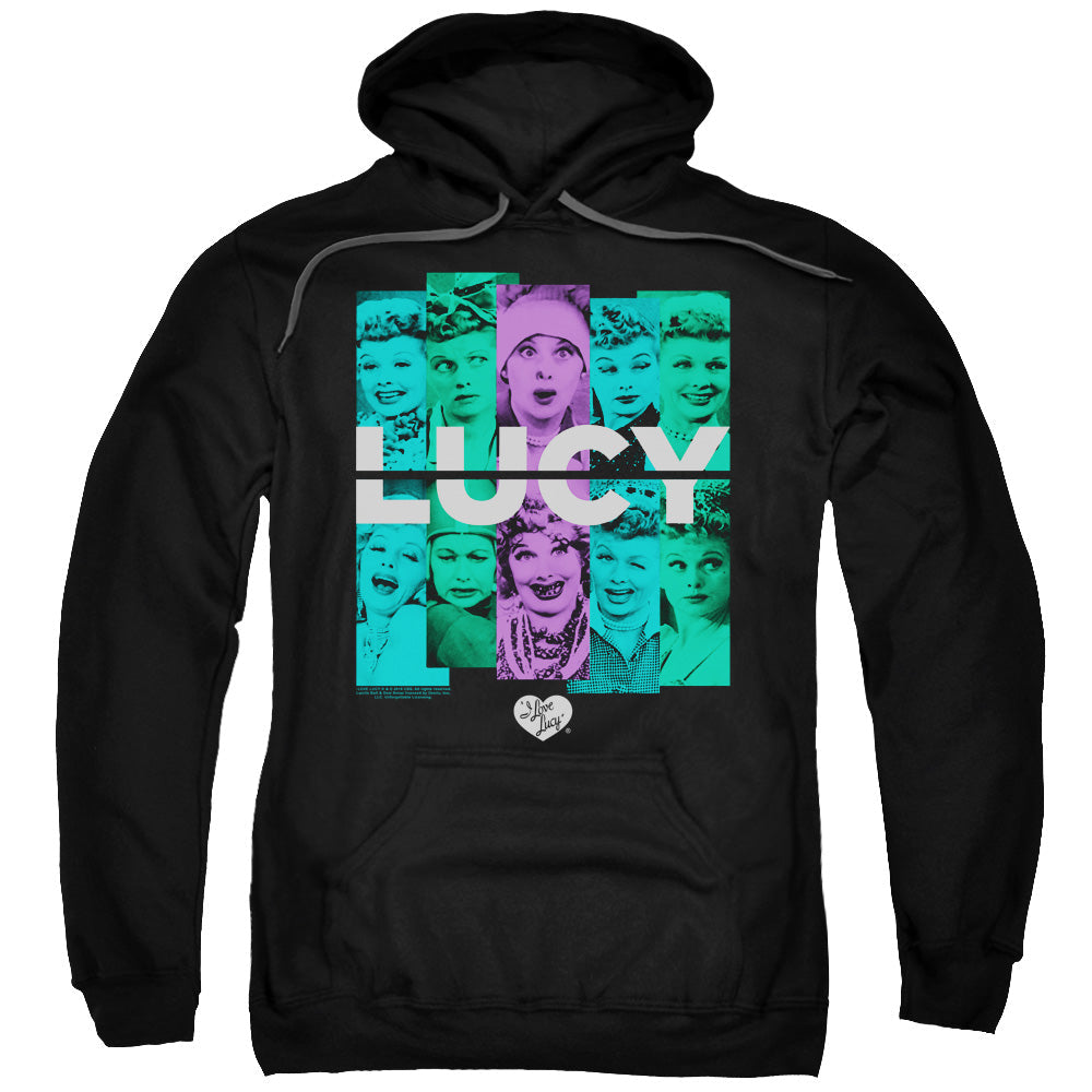 I Love Lucy Shades Of Lucy Mens Hoodie Black Officially Licensed
