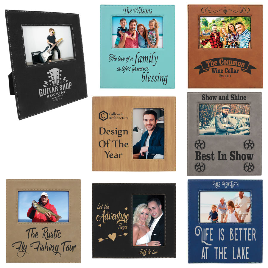 Leatherette Photo Frames - Dedication Series