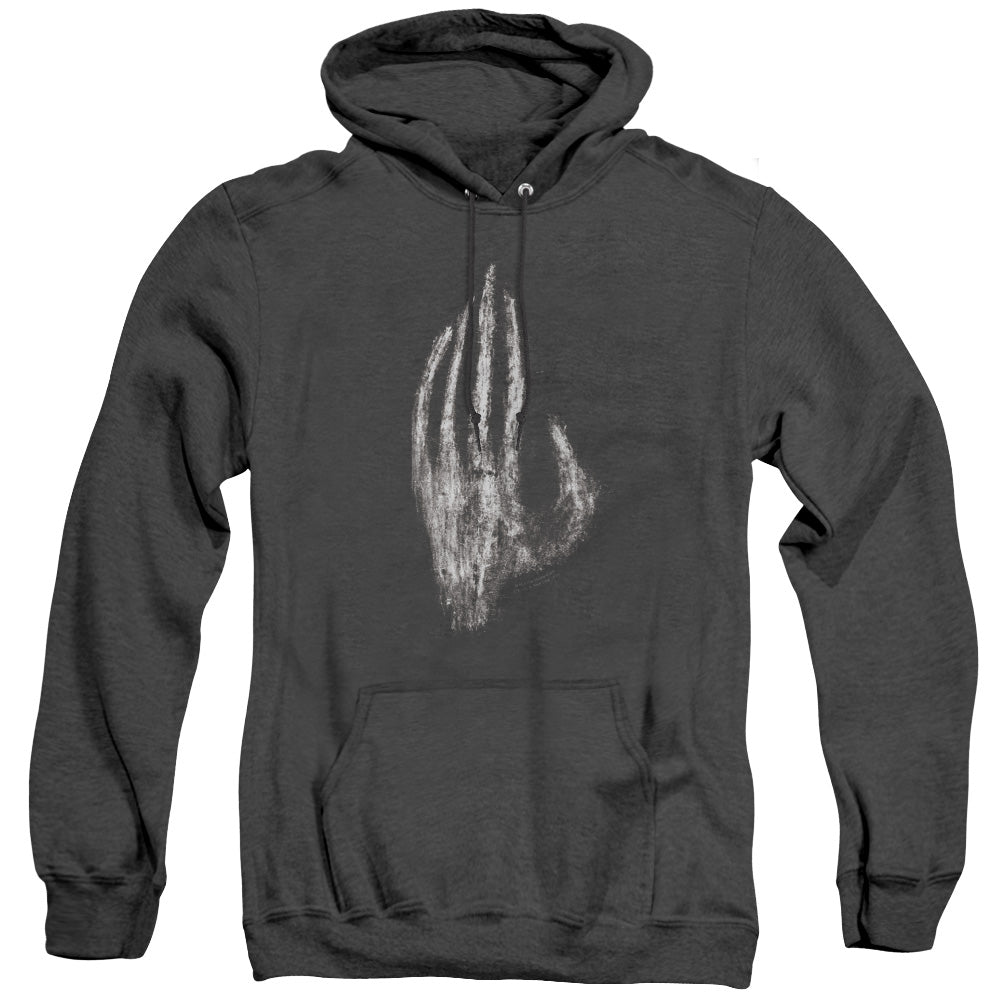 Lord of the Rings Hand Of Saruman Mens Heather Hoodie Black Officially Licensed