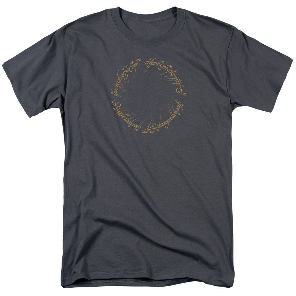 Lord Of The Rings One Ring Mens T Shirt Charcoal Officially Licensed