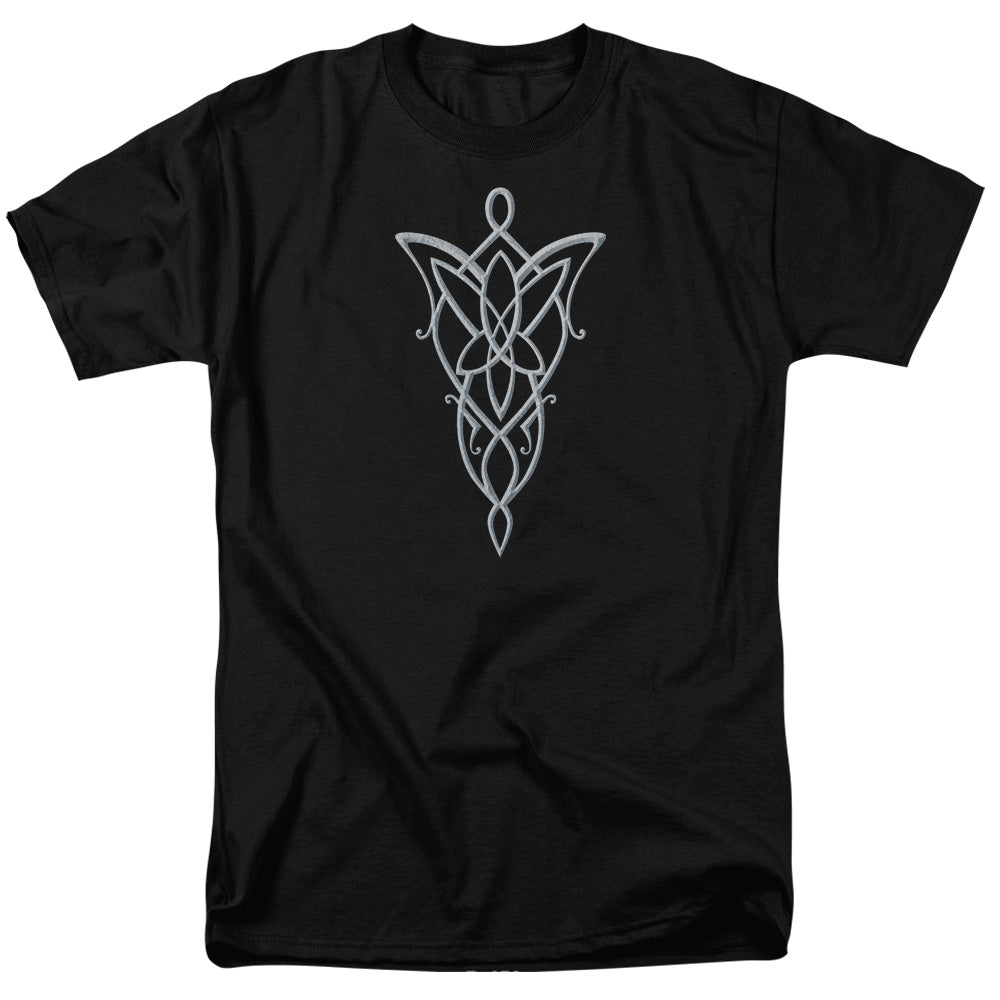 Lord Of The Rings Arwen Necklace Mens T Shirt Black Officially Licensed