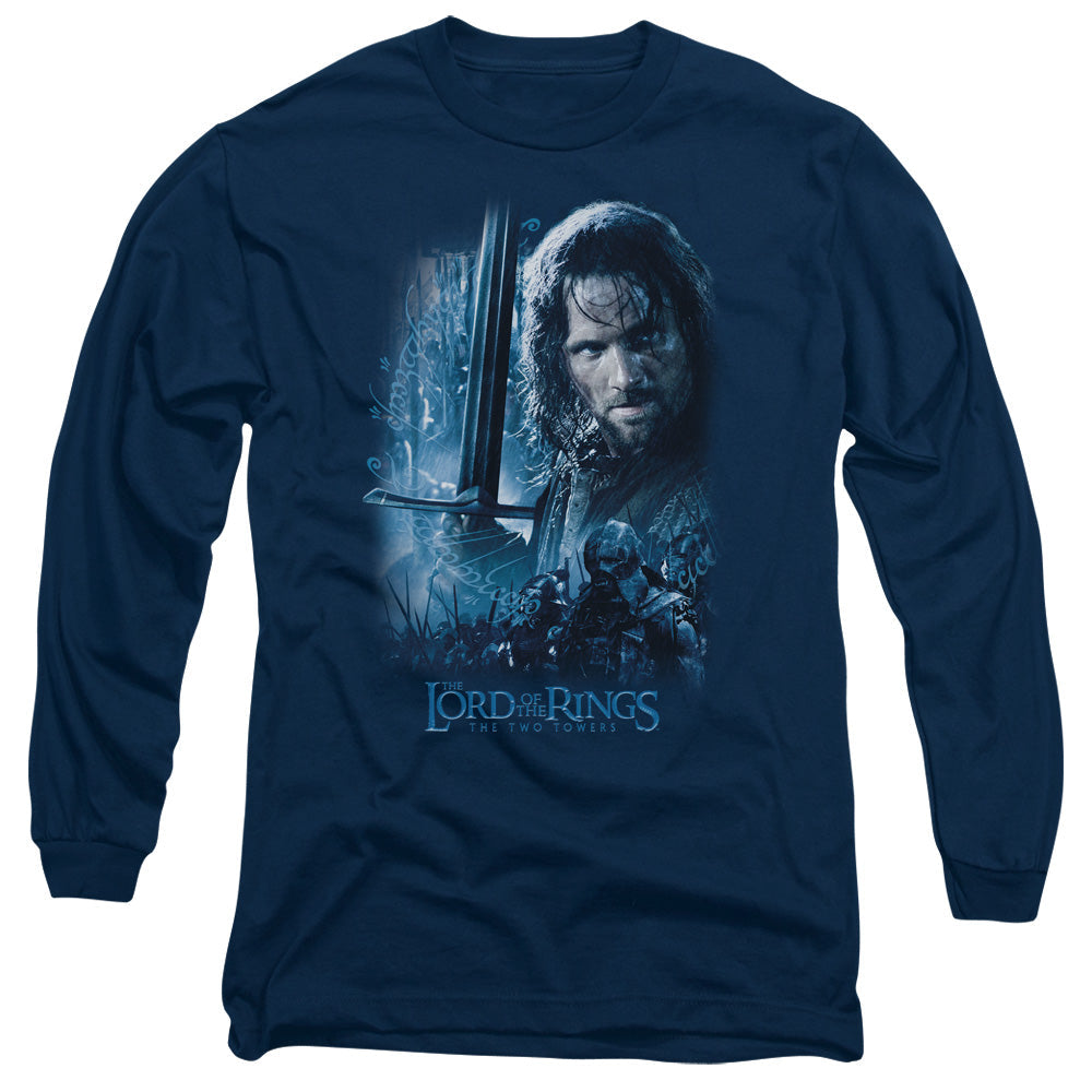 Lor King In The Making Mens Long Sleeve Shirt Navy Officially Licensed