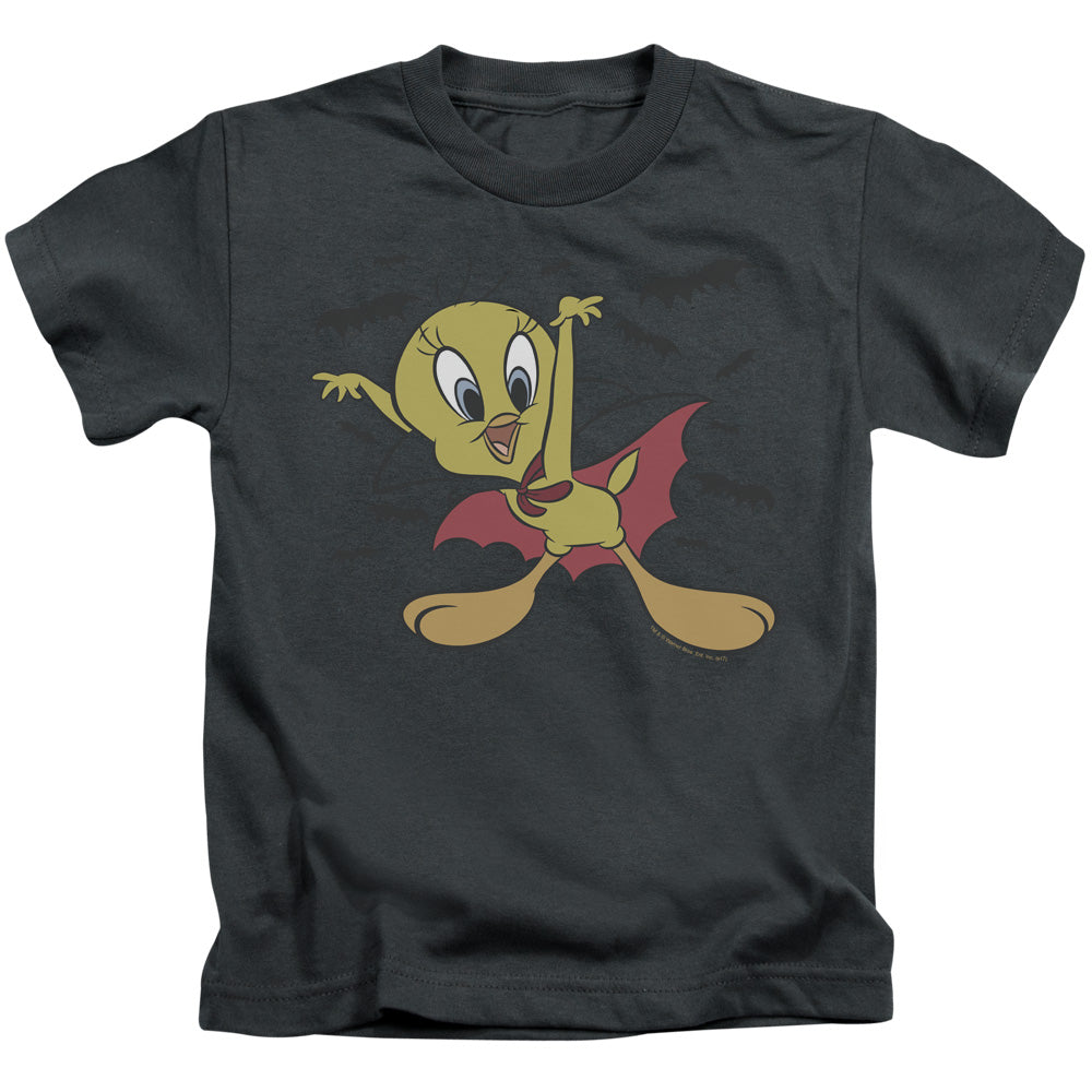 Looney Tunes Vampire Tweety Juvenile Kids Youth T Shirt Charcoal Officially Licensed