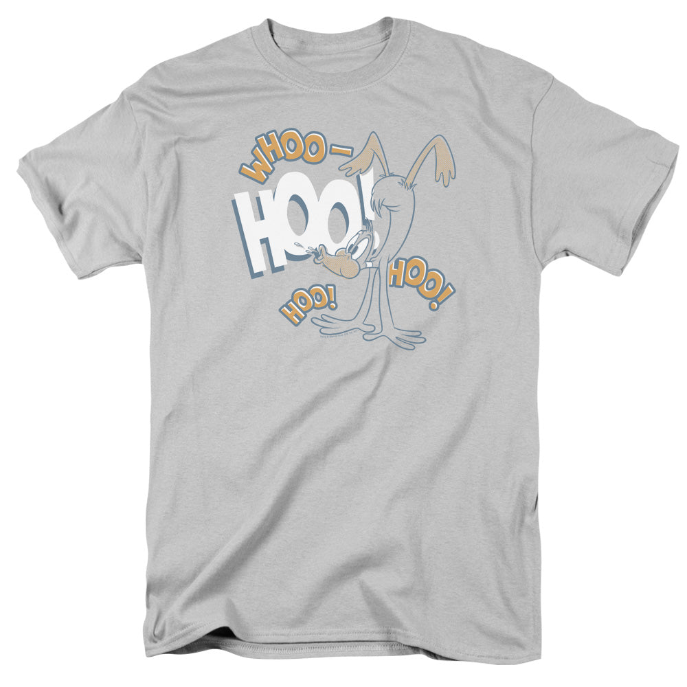 Looney Tunes Daffy Laugh Mens T Shirt Silver Officially Licensed