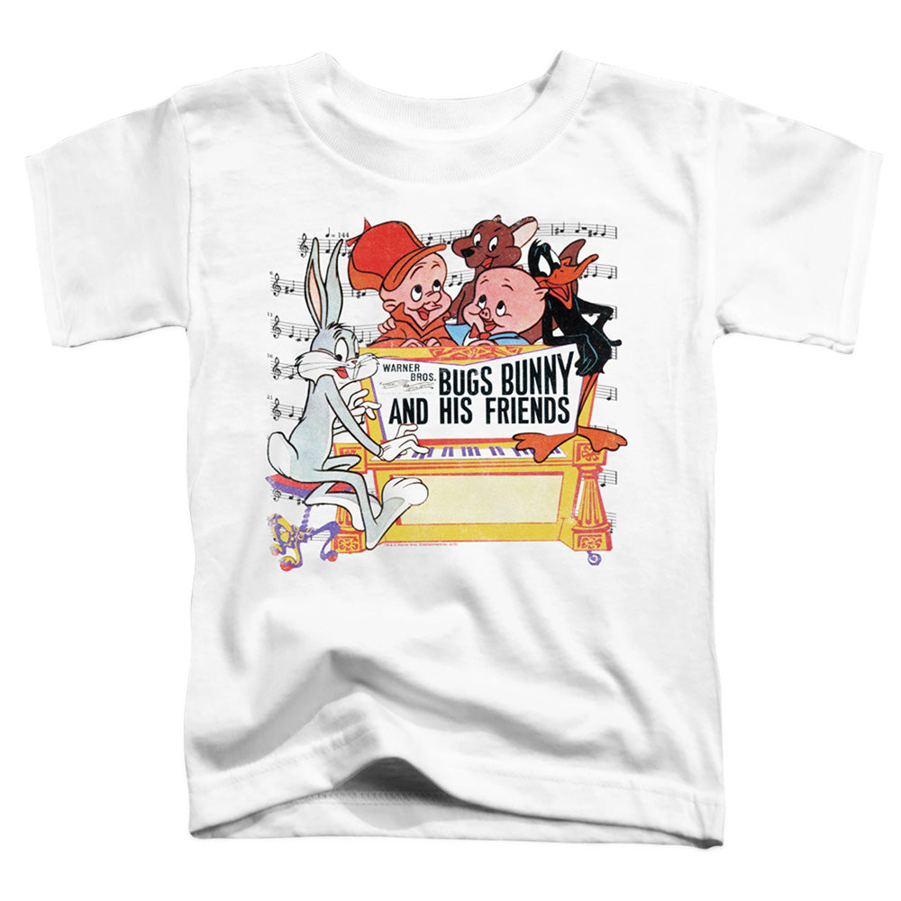 Looney Tunes Bugs and Friends Toddler Kids Youth T Shirt White Officially Licensed