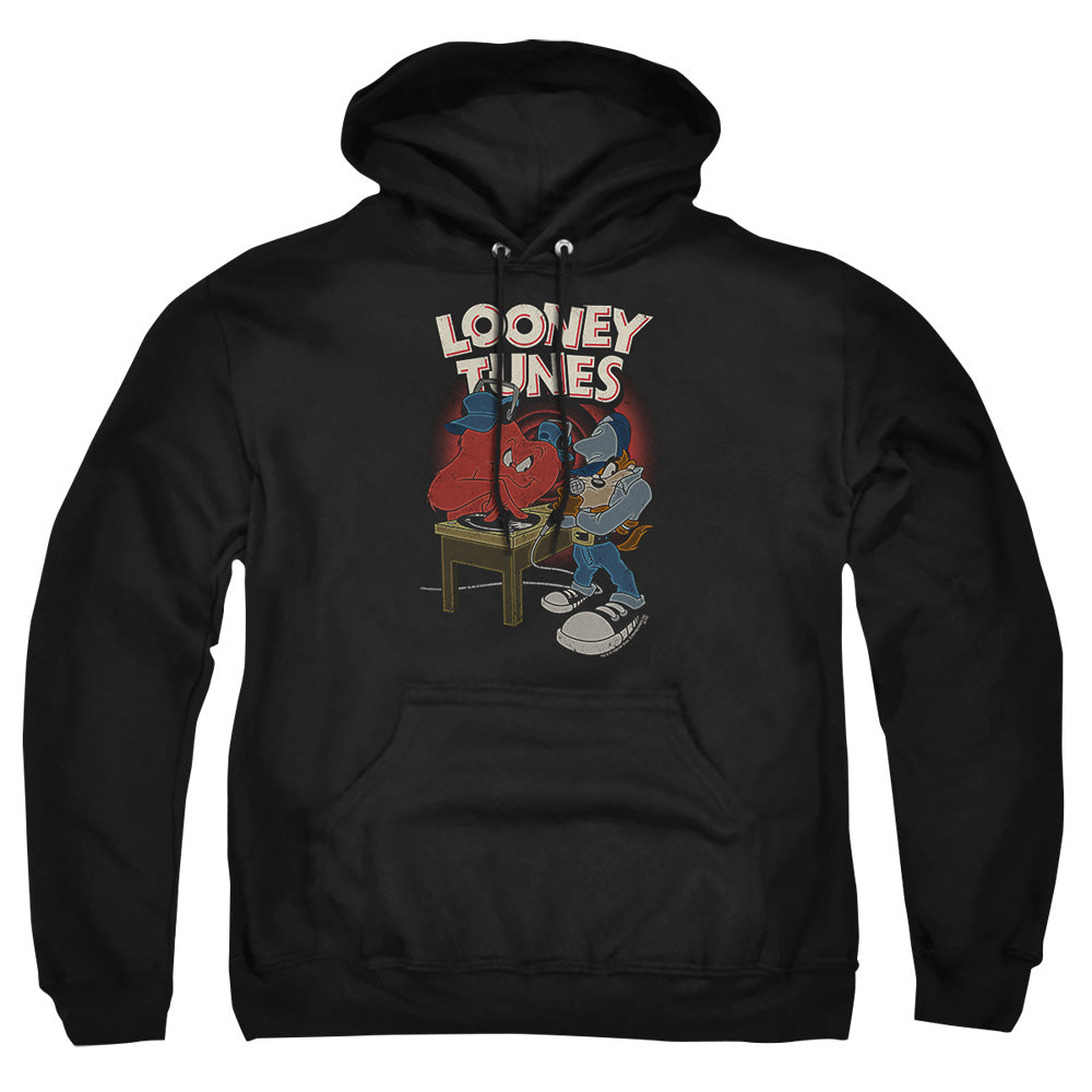Looney Tunes Dj Looney Tunes Mens Hoodie Black Officially Licensed