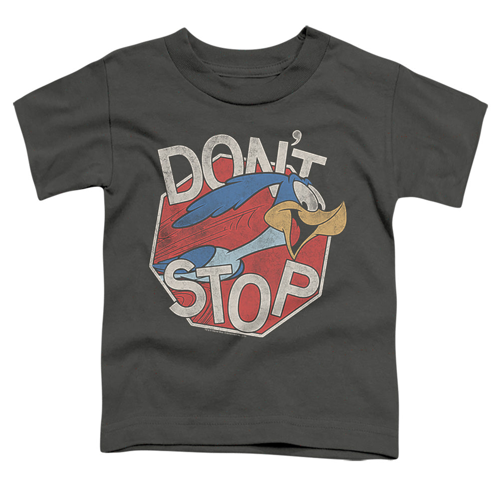 Looney Tunes Dont Stop Toddler Kids Youth T Shirt Charcoal Officially Licensed