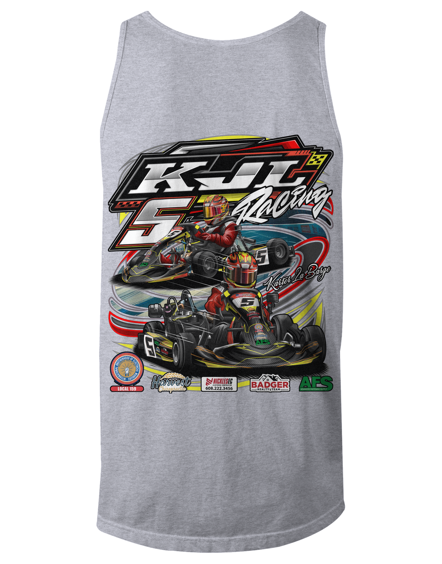 KJL Racing Tank Tops