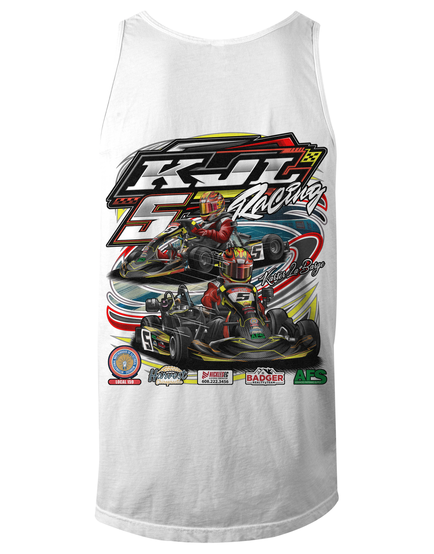 KJL Racing Tank Tops