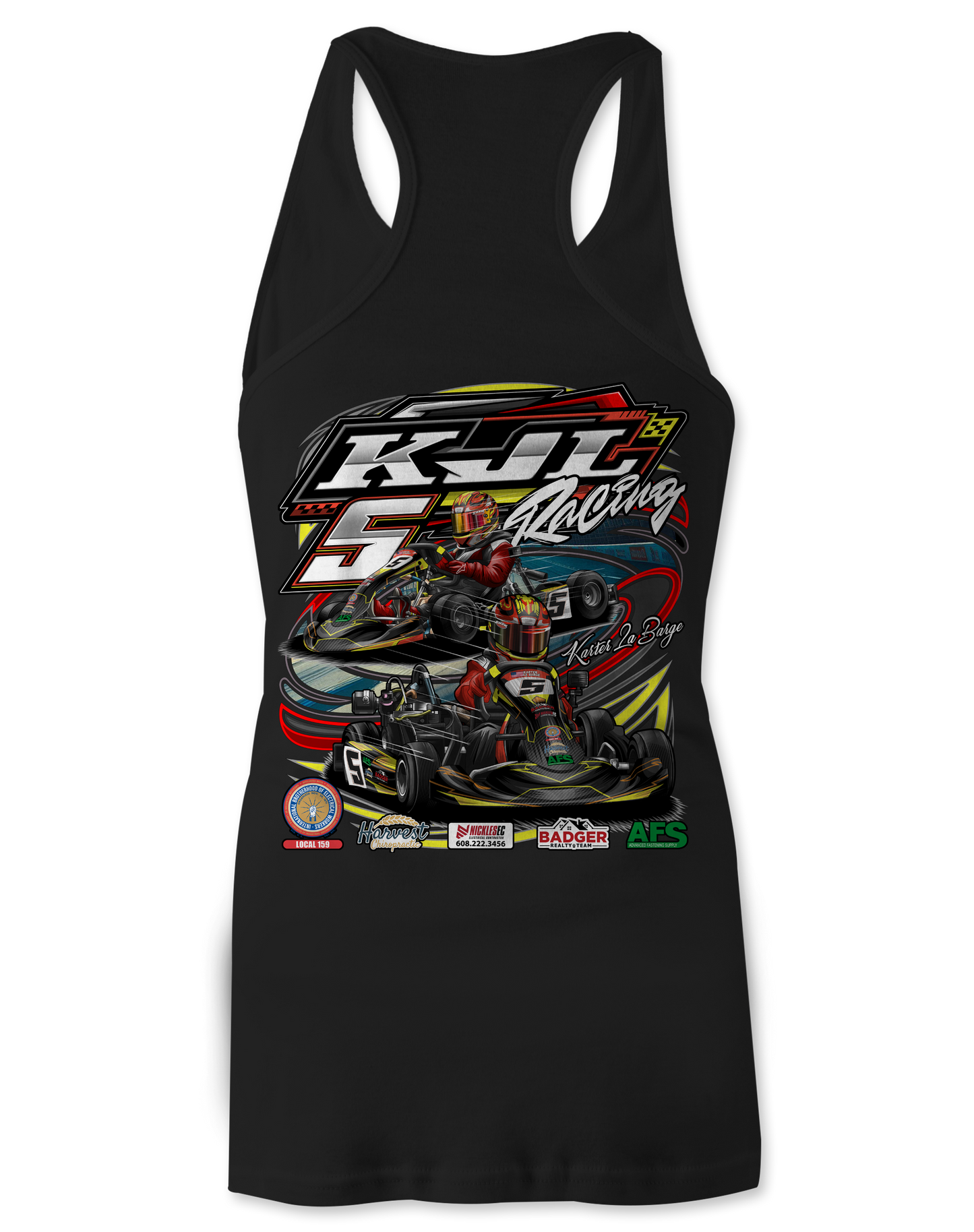 KJL Racing Tank Tops