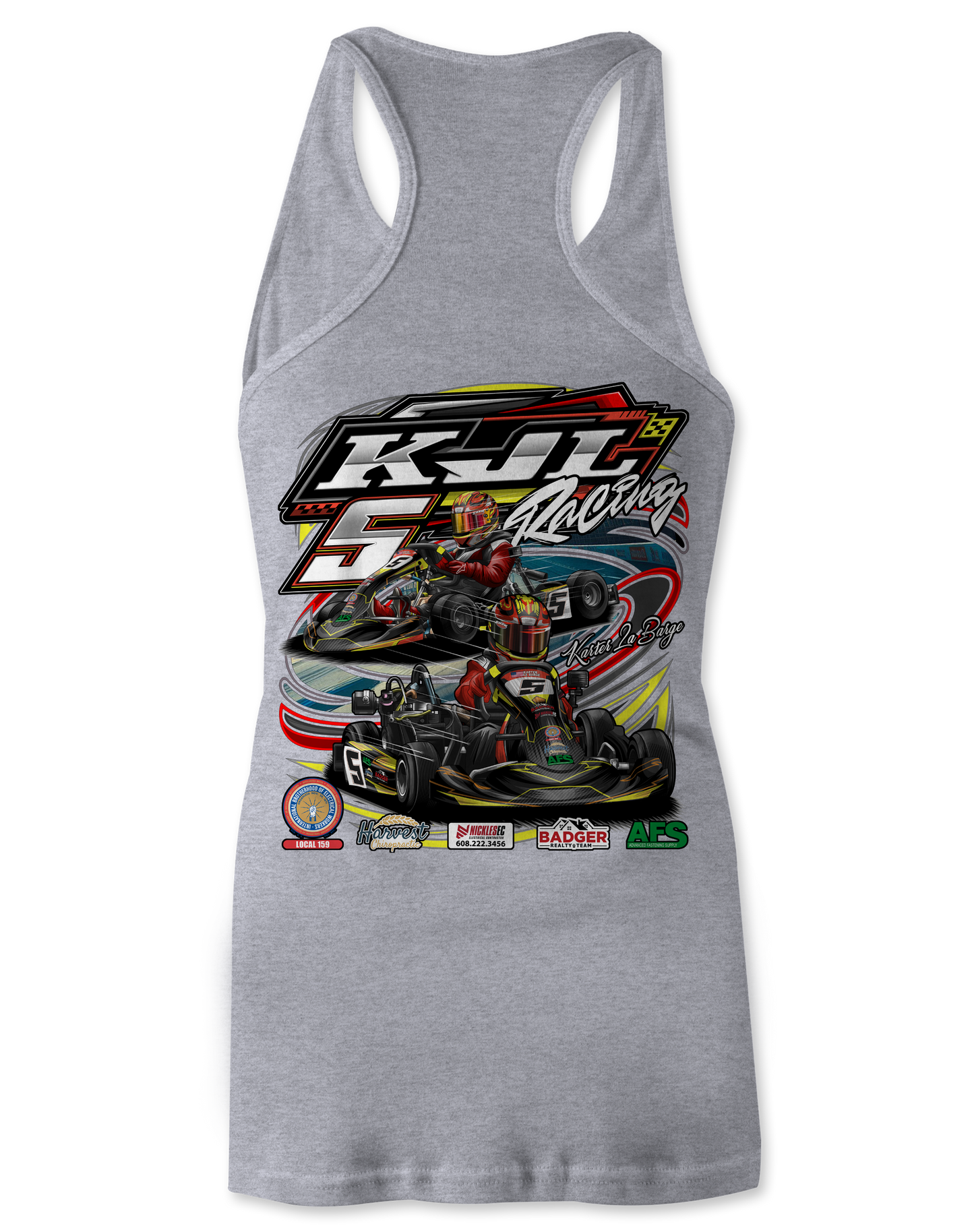 KJL Racing Tank Tops