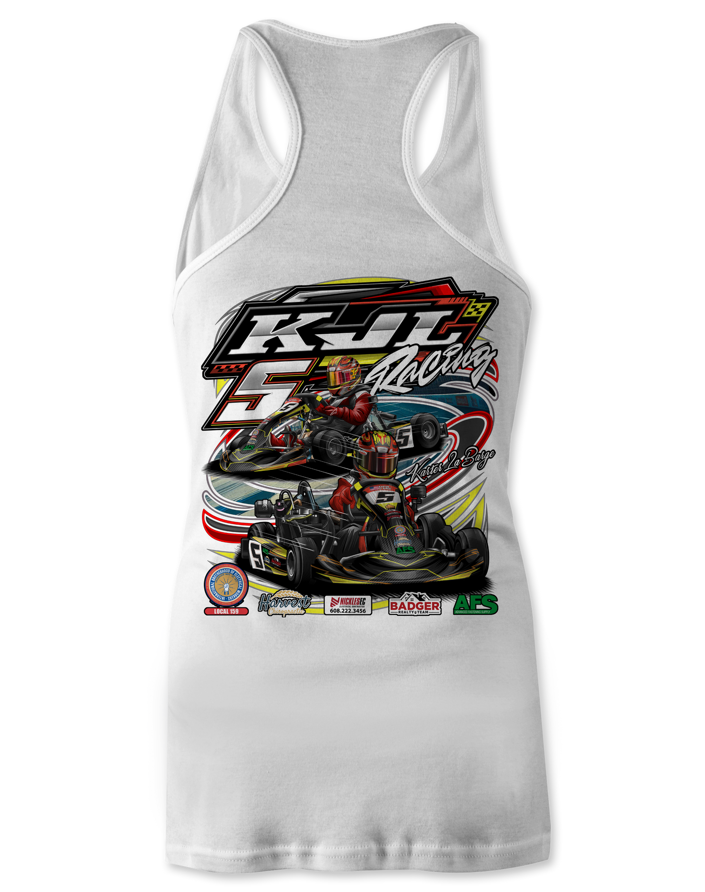 KJL Racing Tank Tops