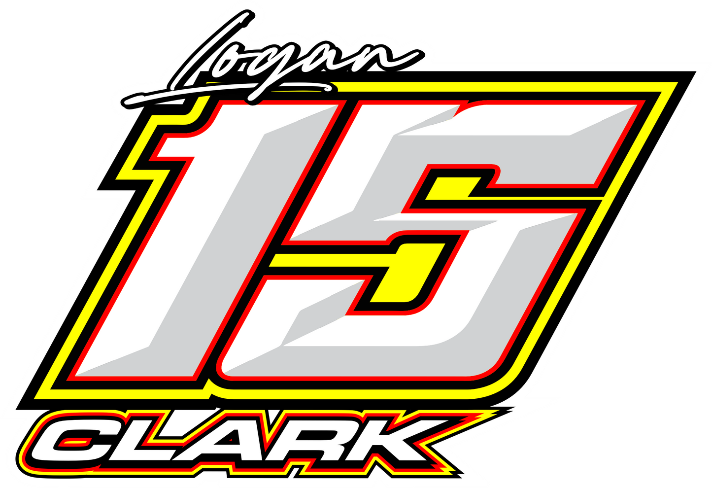 Logan Clark 15 Decal