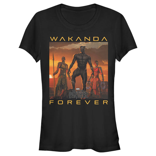 Marvel Wakanda Forever Junior's T Shirt