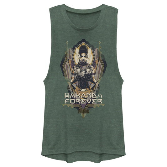 Marvel Shuri Forever Junior's Muscle Tee Shirt