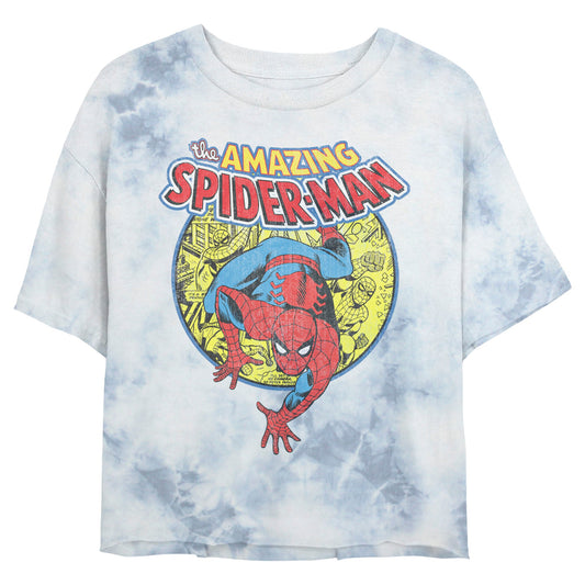 Marvel Urban Hero Bombard Junior's Tie-Dye T-Shirt