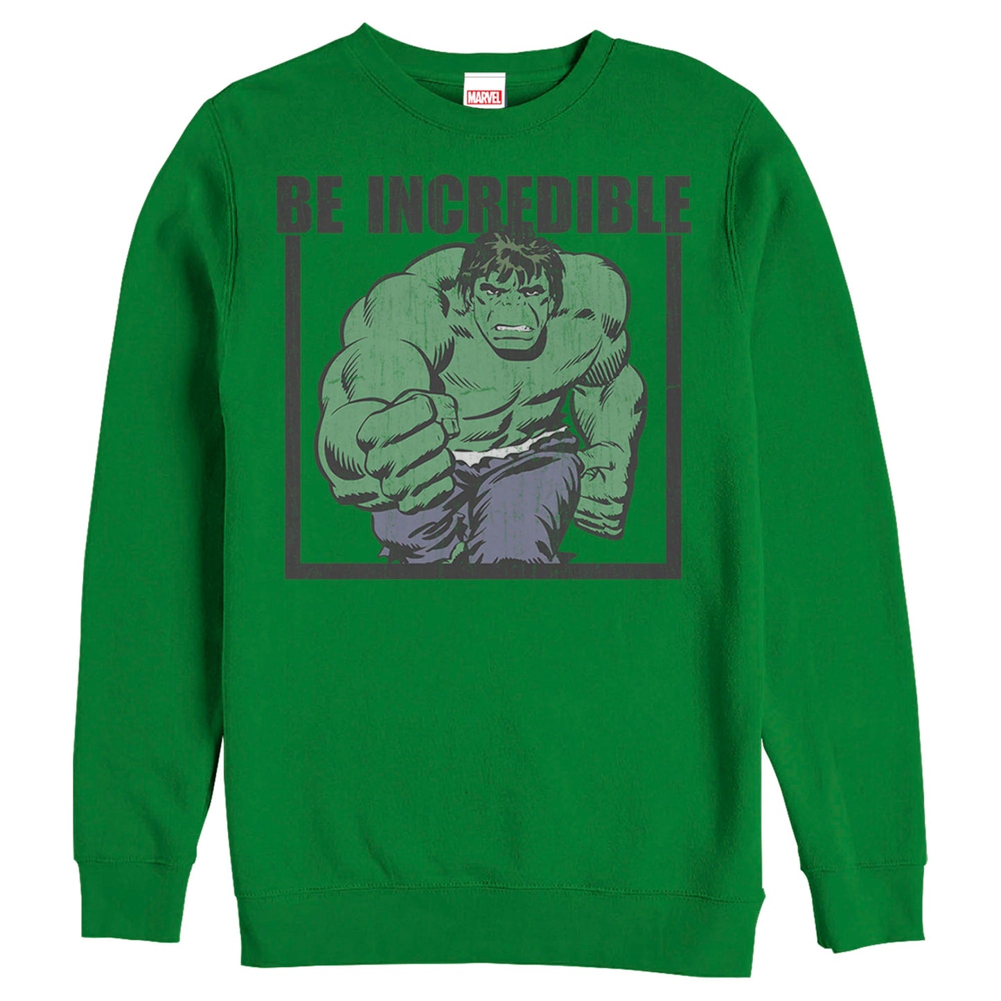 Marvel Be Incredible Mens Crewneck Sweatshirt