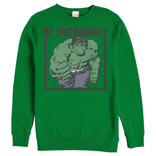 Marvel Be Incredible Mens Crewneck Sweatshirt